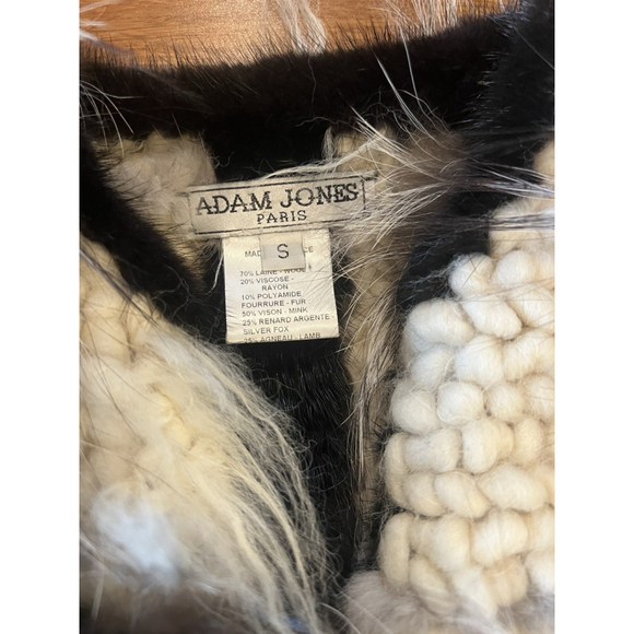 Vintage Adam Jones Paris Runway Wool And Fur Jacket - Rare Luxury! - Picture 11 of 16